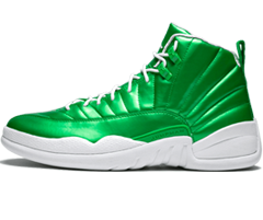 Women's Air Jordan 12 METALLIC GREEN/VARSITY WHITE - Shop the Sale Now!