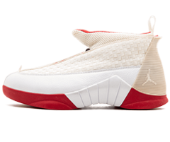 Men's Air Jordan 15 History of Flight WHITE/RED On Sale at Shop