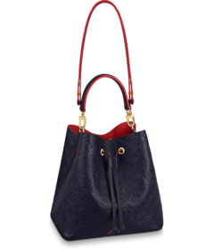 Women's Louis Vuitton NeoNoe MM Navy Blue and Red Bag at Discounted Price - Shop Now!