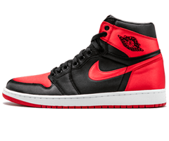 Shop Men's Air Jordan 1 Retro High OG SE Satin BLACK/UNIVERSITY RED-WHITE with Discount