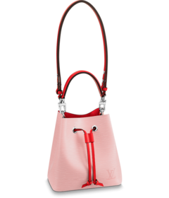 Louis Vuitton NeoNoe BB Rose Ballerine Pink and Red - Women's Designer Bag - Shop Now and Get Discount