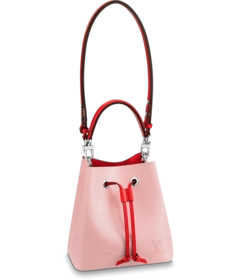 Louis Vuitton NeoNoe BB Rose Ballerine Pink and Red - Women's Designer Bag - Shop Now and Get Discount