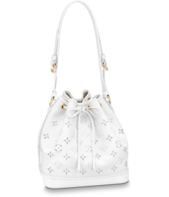 Louis Vuitton Petit Noe White - Women's Designer Bag for Sale