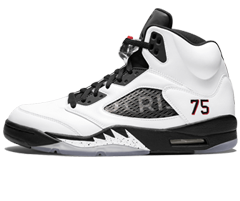 Men's Air Jordan 5 Retro Paris Saint-Germain (PSG) Friends x Family White - Get it Now at Discount Price!