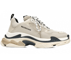 Women's Balenciaga Triple S - BEIGE/BLACK - Get it Now!