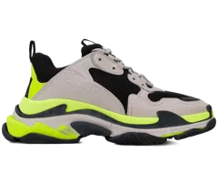 Shop the Balenciaga Triple S GREY / YELLOW / FLUO / BLACK for Men at a Discount Now!