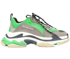 Get Balenciaga Triple S - Green/Grey/White Sneakers for Men.