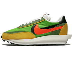 Women's Sacai x Nike LDWaffle Trainer Green Gusto/Varsity Maize - Buy Now & Get Discount