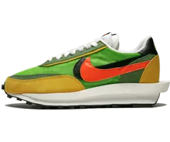Shop Men's Sacai x Nike LDWaffle Trainer Green Gusto/Varsity Maize with Discounts!