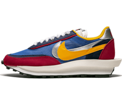 Shop the Sacai x Nike LDWaffle Trainer Varsity Blue/Varsity Red for Women's now!