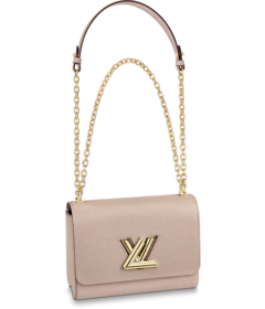 Louis Vuitton Twist MM Galet Gray - Get the perfect accessory for any woman's wardrobe!