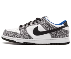 Men's Nike Dunk Low Pro SB WHITE SUPREME WHITE/BLACK-CEMENT GREY - Buy Now and Get Discount!