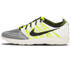 Shop the Nike Lunar Fly Knit HTM NRG WHITE BLACK-VOLT for Women's