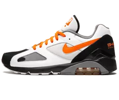 Men's Nike Air Max 180 Shade 45 WHITE/BLACK/ORANGE - Buy Now!