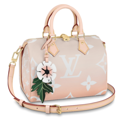 Buy the Louis Vuitton Speedy Bandouliere 25 Brume Gray Women's Bag