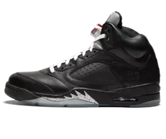 Men's Air Jordan 5 Retro - Premio Bin 5 BLACK/BLACK-METALLIC SILVER On Sale Now!
