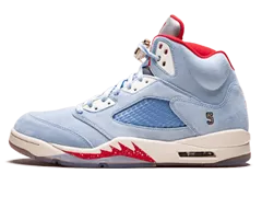 Jordan Air Jordan 5 Retro - TROPHY ROOM ICE BLUE/UNIVERSITY RED-SAIL-M for Men's - Shop Now and Save!