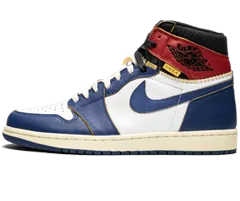 Buy Air Jordan 1 Retro HI NRG / UN - Union Storm Blue WHITE/STORMBLUE-VARSITY RED Men's Shoes