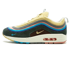 Buy Men's Nike Air Max 1/97 VF SW Sean Wotherspoon LT BLUE FURY/LEMON WASH Sale