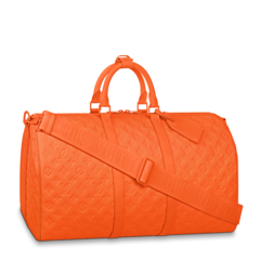 Louis Vuitton Keepall Bandouliere 50 Orange - Get the latest fashion for men's!