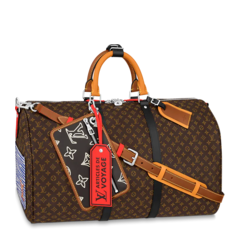 Shop Discounted Men's Louis Vuitton Keepall Bandouliere 50 Bag