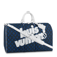 Shop Louis Vuitton Keepall Bandouliere 55 for Men's Sale