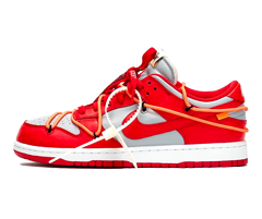 Buy Nike Dunk Low Off-White / University Red Men's Shoes On Sale