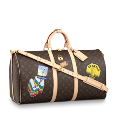 Women's Louis Vuitton Keepall Bandouliere 55 My LV World Tour Bag - Get, Shop Now!