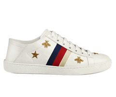 Shop the Gucci Ace with Bees and Stars Sneaker for Men