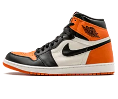 Women's Air Jordan 1 Retro High OG - Shattered Backboard BLACK/STARFISH-SAIL at Discount Shop