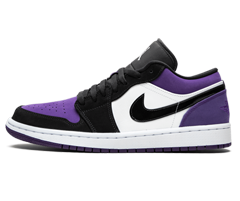 Air Jordan 1 Low for Men - White/Black-Court Purple - Get, Shop.