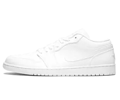Shop Men's Air Jordan 1 Low White METALLIC SILVER Sale