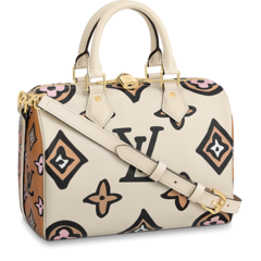 Shop Louis Vuitton Speedy Bandouliere 25 Cream for Women's