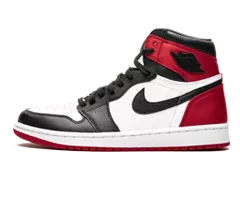 Men's Nike Air Jordan 1 High OG Satin Black Toe Sneakers - Get Discount!