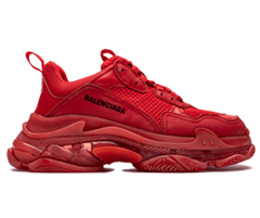 Shop the Balenciaga Triple S - Clear Sole Red for Women's - On Sale Now!