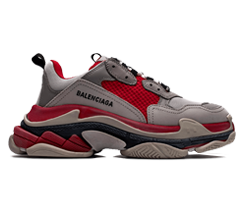 Shop Balenciaga Triple S Trainer Gray Red for Women's