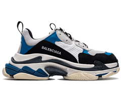 Shop Balenciaga Triple S - Black/Blue Now and Get a Great Sale!