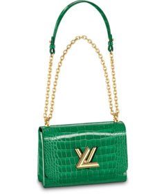 Buy the Louis Vuitton Twist MM Green for Women - Get the Latest Fashion Look