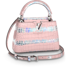 Shop Louis Vuitton Capucines Mini Pink/Silver for Women and Get Discount