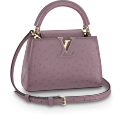 Women's Louis Vuitton Capucines Mini Purple - Buy Now and Get Discount!