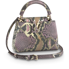 Louis Vuitton Capucines Mini Purple - Women's Fashion Designer Bag. Get Yours Now!