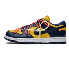 Sale Get Nike Dunk Low Off White - University Gold for Men's