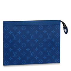 Shop Louis Vuitton Pochette Voyage MM Pacific Blue for Men's