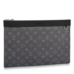 Shop Louis Vuitton DISCOVERY POCHETTE Gray for Men's