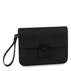 Grab the Louis Vuitton S Lock A4 Pouch Now - Perfect for Men's Sale!