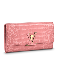 Louis Vuitton Capucines Wallet Rose Tourmaline Pink for Women - Buy Now at the Online Shop!