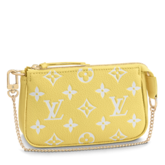 Louis Vuitton Mini Pochette Accessoires Lemon Curd Yellow for Women's - Get Discount!