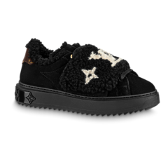 Shop Louis Vuitton Time Out Sneaker Black for Women with Discount