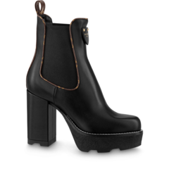 Buy Lv Beaubourg Ankle Boot Black for Women's