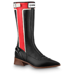 Shop the Louis Vuitton Flags High Boot Red for Women and Save - Discount Available!